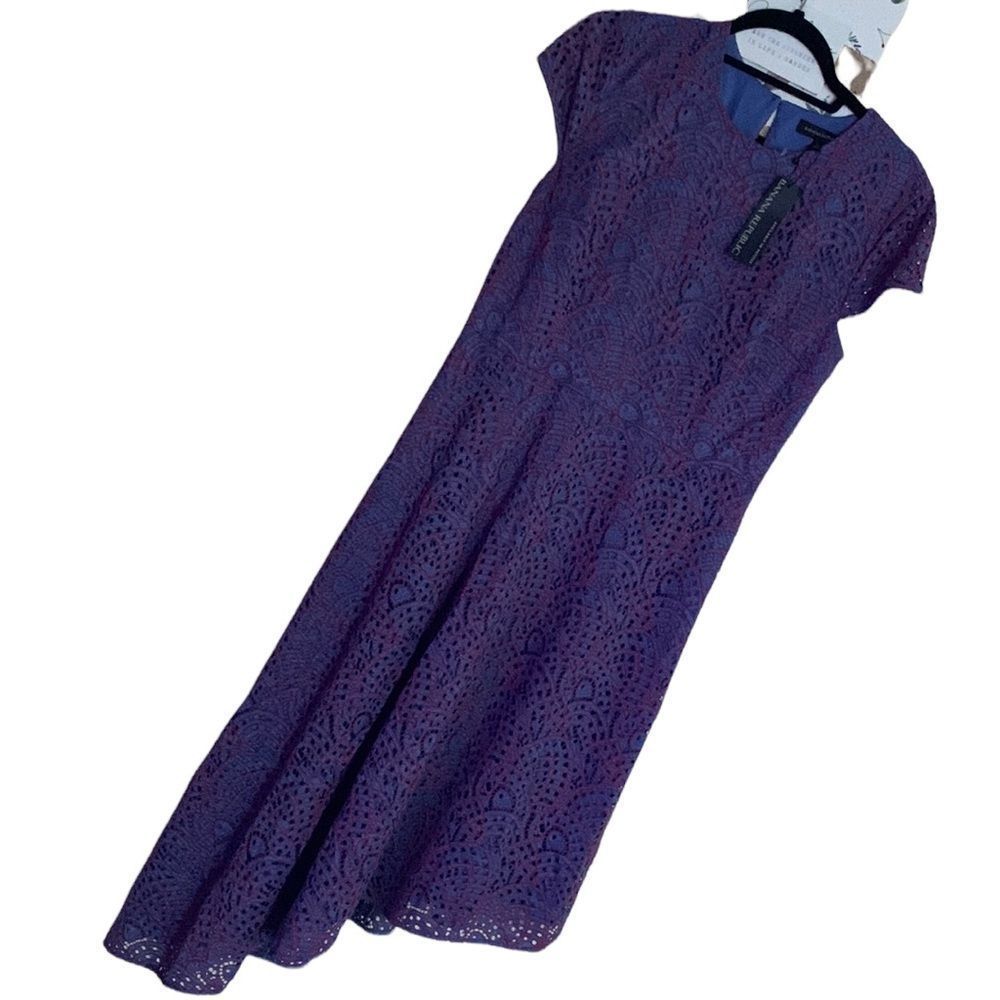 Banana Republic adorable crochet dress one size length longer